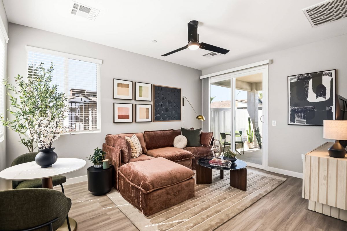 Sonita Goodyear living room with modern furnishings and bright natural light.